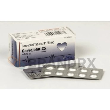 Carvejohn 25 mg Johnlee Pharmaceuticals